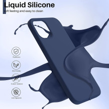 Riff Silicone Liquid 1.5mm back case for Samsung Galaxy A15 4G A155 / A15 5G A156 Blue