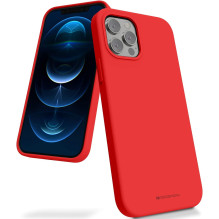 Mercury Soft Jelly Back case for Samsung Galaxy S21 5G G991 Red