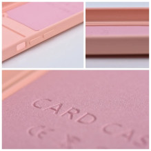 „Riff Card“ serijos silikoninis galinis dėklas, skirtas Apple iPhone 15, rožinis „Riff Card“ serijos silikoninis galinis dėklas, skirtas Apple iPhone 15, rožinis