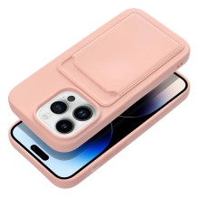 Riff Card series Silicone back case for Apple iPhone 15 Pro Max Pink