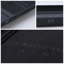 „Riff Card“ serijos silikoninis dėklas, skirtas Apple iPhone 15 Plus, juodas „Riff Card“ serijos silikoninis dėklas, skirtas Apple iPhone 15 Plus, juodas