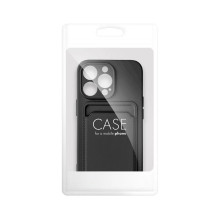 Riff Card series Silicone back case for Apple iPhone 15 Plus Black