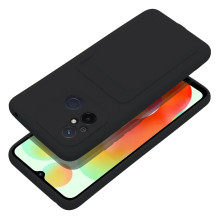 „Riff Card“ serijos silikoninis galinis dėklas, skirtas „Xiaomi Redmi Note 12 4G“, juodas „Riff Card“ serijos silikoninis galinis dėklas, skirtas „Xiaomi Redmi Note 12 4G“, juodas