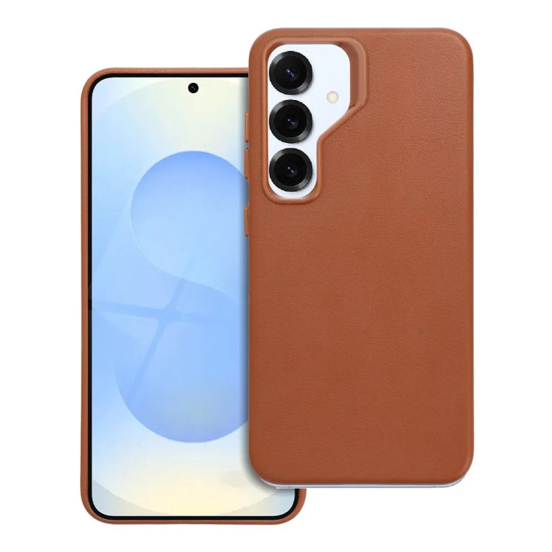 Riff Genuine leather back case for Samsung Galaxy S25 S931 Brown