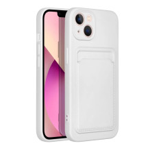 Riff Card series Silicone back case for Apple iPhone 15 White