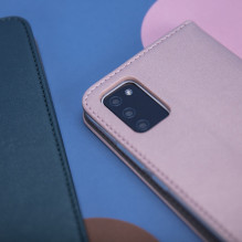TakeMe Smart Magnetic Fix Book Case without clip Samsung Galaxy A12 (A125F) / M12 Rose Gold TakeMe Smart Magnetic Fix Book Case without clip Samsung Galaxy A12 (A125F) / M12 Rose Gold