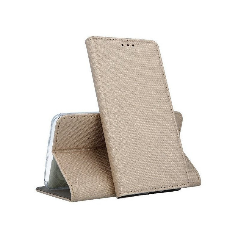 Riff smart magnetic book case for Samsung Galaxy A30 A305 / A20 A205 Gold
