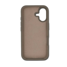 Riff Slim Soft Silicone Soft Back Cover Case for Apple iPhone 16 Grey