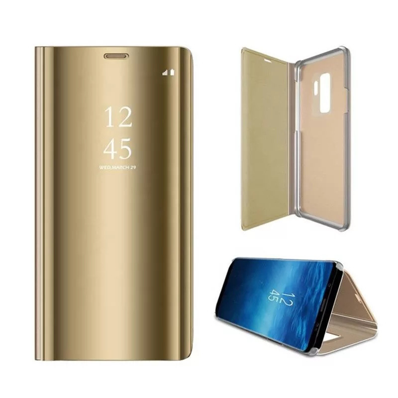 Riff Smart Clear View Case for Huawei P40 Gold