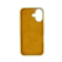 Riff Slim Soft Silicone Soft Back Cover Case for Apple iPhone 16 Lime