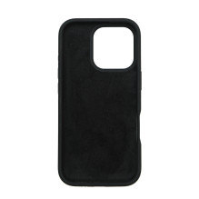 Riff Slim Soft Silicone Soft Back Cover Case for Apple iPhone 16 Pro Black