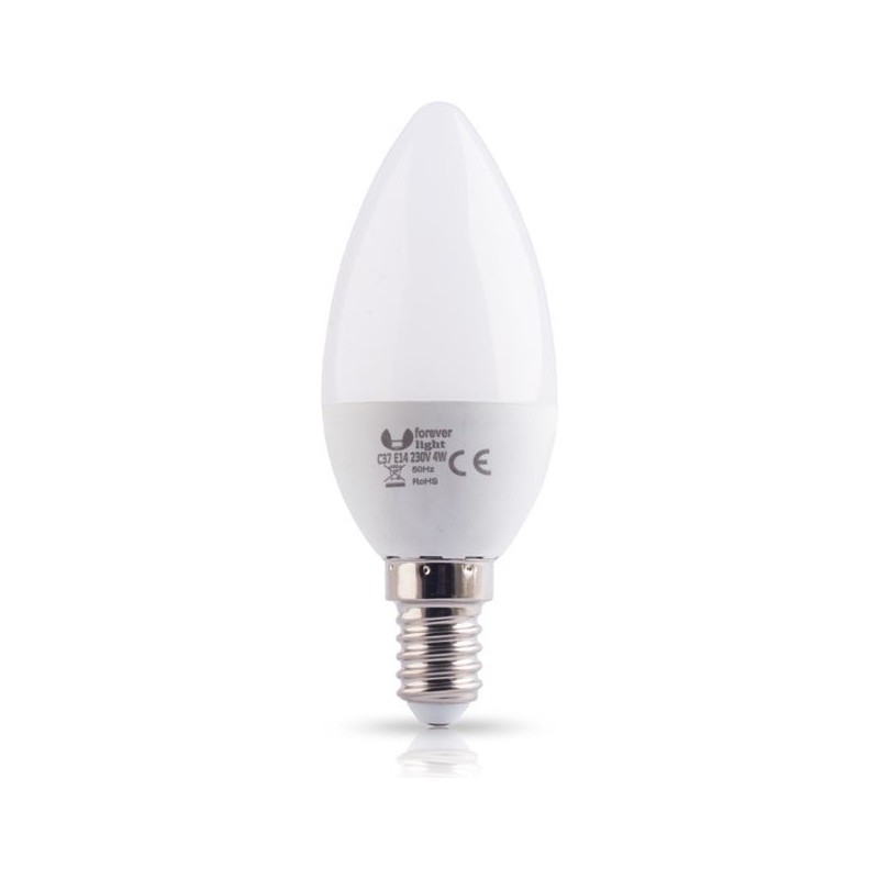 Bulb LED C37 E14 7W 230V cold white
