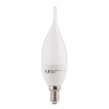 Bulb LED C37 E14 7W 230V warm white, flame