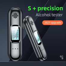 Riff RF-0078 High Accuracy Digital Rechargeable Breathalyzer with Professional Sensor and Sound Alarm