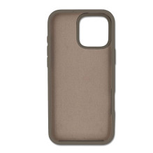 Riff Slim Soft Silicone Soft Back Cover Case for Apple iPhone 16 Pro Max Grey