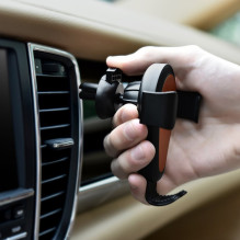iCarer IWXC004-BN wireless car Qi charger 10W + air vent gravity car mount Brown iCarer IWXC004-BN wireless car Qi charger 10W + air vent gravity car mount Brown
