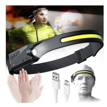 Riff HD1 Wave induction 350 LM Headlamp Type-C USB Rechargeable and Sensore Black