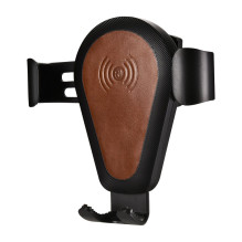 iCarer IWXC004-BN wireless car Qi charger 10W + air vent gravity car mount Brown iCarer IWXC004-BN wireless car Qi charger 10W + air vent gravity car mount Brown
