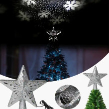 Riff STAR projector for X-Smas Tree decoration (IP20 indoor) Silver