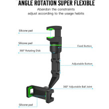 XO C107 RearView Mirror Fix / Universal Frame Fixation Smarthone Holder with adjustabel neck Black XO C107 RearView Mirror Fix / Universal Frame Fixation Smarthone Holder with adjustabel neck Black
