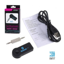 Riff BT-X5 Car FM Bluetooth Transmitter Stick with 3.5mm Audio Jack + Microphone Connection Black Riff BT-X5 Car FM Bluetooth Transmitter Stick with 3.5mm Audio Jack + Microphone Connection Black