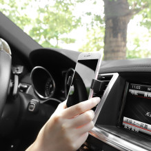 Hoco CA38 Mini Car Air Vent Grill Holder for any Smartphone with screen 3.5-6 inches Black
