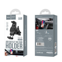 Hoco CA38 Mini Car Air Vent Grill Holder for any Smartphone with screen 3.5-6 inches Black