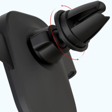 XO C37 Gravity Universal Car Air Vent Automatic Fixation Holder for Smartphone (4.5-7.6'') Black