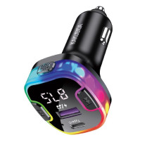iKaku KSC-1070 CAILE Car BT5.3 FM Transmitter + Type-C charging Black iKaku KSC-1070 CAILE Car BT5.3 FM Transmitter + Type-C charging Black