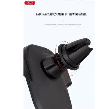 XO C37 Gravity universalus automobilio ventiliacijos angos automatinis fiksavimo laikiklis išmaniajam telefonui (4,5–7,6 XO C37 Gravity universalus automobilio ventiliacijos angos automatinis fiksavimo laikiklis išmaniajam telefonui (4,5–7,6