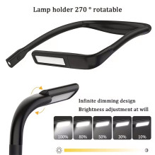 Riff GH-8 Universal Rechargeable LED Reading Light Hobby Desk Lamp 3 Lighting Modes 2000mAh Battery Black Riff GH-8 Universal Rechargeable LED Reading Light Hobby Desk Lamp 3 Lighting Modes 2000mAh Battery Black