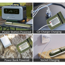 ZTARX S60 Waterproof Inflatable Professional LED Tube Light 245LM + Air Pump / Solar Charging / Power Bank IP66 2000mAh ZTARX S60 Waterproof Inflatable Professional LED Tube Light 245LM + Air Pump / Solar Charging / Power Bank IP66 2000mAh