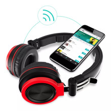 „iKaku SHENGLANG“ belaidės ausinės su „Bluetooth 4.2“ ir mikrofonu, rožinės spalvos