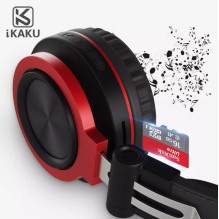 iKaku SHENGLANG Wireless Headset with Bluetooth 4.2 and Microphone Black