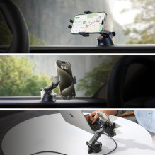 Joyroom JRZS241S car mount with inductive charger for dashboard 15W Joyroom JRZS241S car mount with inductive charger for dashboard 15W