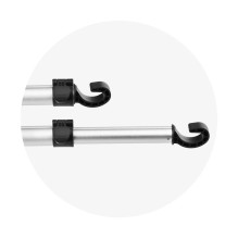 Riff Car holder for two headrests for Tablets 7'' - 11'' Silver Riff Car holder for two headrests for Tablets 7'' - 11'' Silver