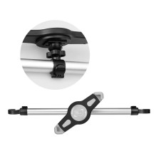 Riff Car holder for two headrests for Tablets 7'' - 11'' Silver Riff Car holder for two headrests for Tablets 7'' - 11'' Silver
