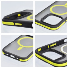 Riff NEO Magsafe back case for Apple iPhone 17 Pro Max Black / Yellow Riff NEO Magsafe back case for Apple iPhone 17 Pro Max Black / Yellow