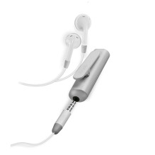 SBS TEBTRECEIVERW Bluetooth Adapter Wireless Receiver with Stereo Set Gray