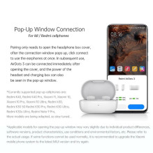 „Xiaomi Redmi AirDots 3“ (BHR4799CN) „Bluetooth 5.2 APTX“ adaptyvios belaidės ausinės su tamsiai mėlyna spalva