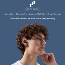 „Xiaomi Redmi AirDots 3“ (BHR4799CN) „Bluetooth 5.2 APTX“ adaptyvios belaidės ausinės su tamsiai mėlyna spalva