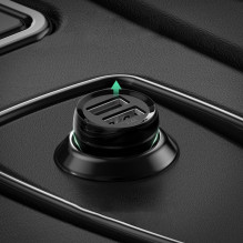 Ugreen UGRE-8750 car charger with 2x USB 24W 4.8 A (2x 2.4 A) Black Ugreen UGRE-8750 car charger with 2x USB 24W 4.8 A (2x 2.4 A) Black