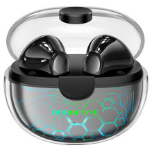 „Borofone BW15 TRUE Bluetooth“ laisvų rankų įranga TWS, juoda