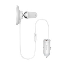 „Baseus CW01“ belaidis automobilinis įkroviklis su „MagSafe 15W“ laikikliu oro išleidimo angai + USB-A 25W