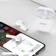 „iKaku KSC-503 Bluetooth TWS“ laisvų rankų įranga, balta