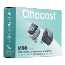 Ottocast T2 Mini Slim Wireless CarPlay and Android Auto adapter Black