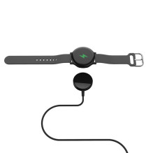 Riff Magnetic USB Charger for Samsung smart watches 3 / 4 / 5 / Active 1 / 2 / S7 1m Black