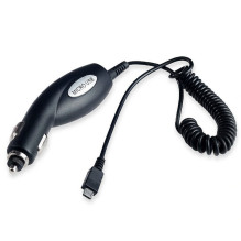 ATX Car charger 12V 24V 1A + Micro USB cable Black Blister