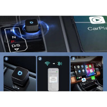 Ottocast T2 Mini Slim Wireless CarPlay and Android Auto adapter Black Silver