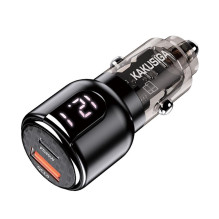 iKaku KSC-1178 Dual port 75W Car charger USB + Type-C iKaku KSC-1178 Dual port 75W Car charger USB + Type-C